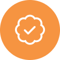 checkmark orange